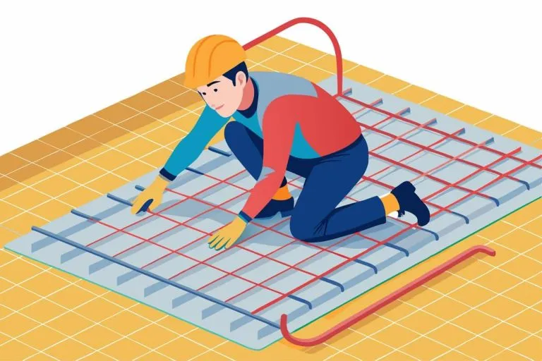 Installation chauffage au sol